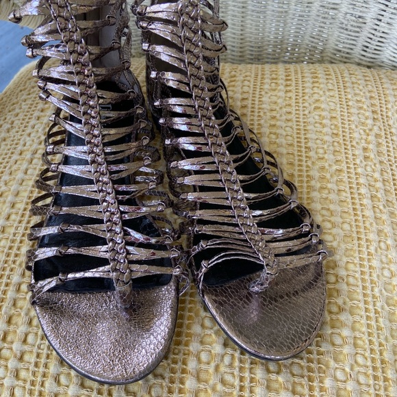 Lime Light Silver Sandals - Picture 2 of 5